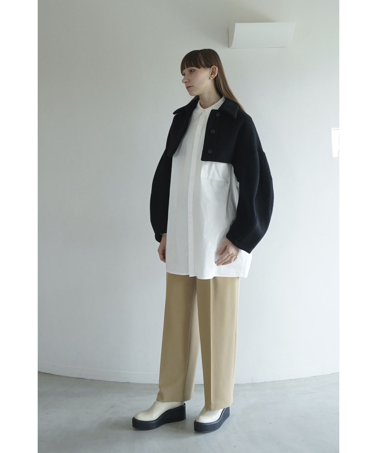 ジャケット・アウター CLANE ROUND SLEEVE SHORT JACKET CLANE（クラネ）の「【CLANE/クラネ】ROUND SLEEVE SHORT JACKET
