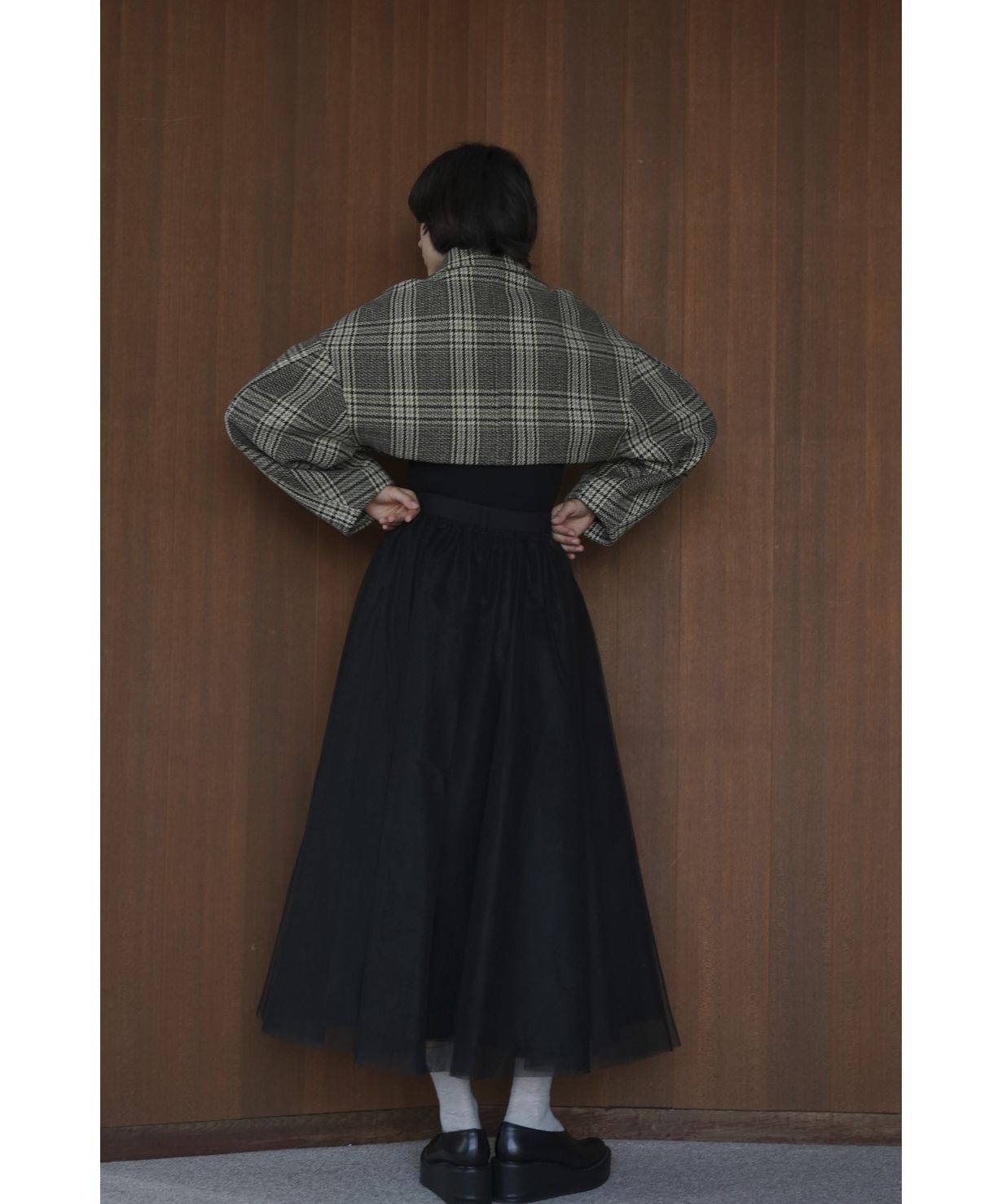 セール】ROUND SLEEVE SHORT JACKET(505645222) | クラネ(CLANE