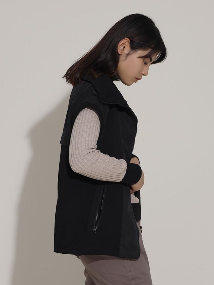 LASUD （lasud active） 異素材ドッキングベスト