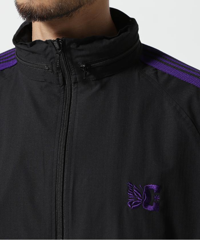 Needles×DC JOG JACKET- POLY RIPSTOP/BLK NEEDLES×DC SHOES Jog Jacket - Poly Ripstop (MR605) | NEEDLES