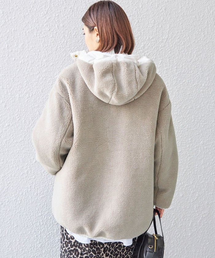 極美品⭐️アメリヴィンテージ リバーシブル ロング ベスト ボアコート 2way 極美品⭐️アメリヴィンテージ リバーシブル ロング ベスト