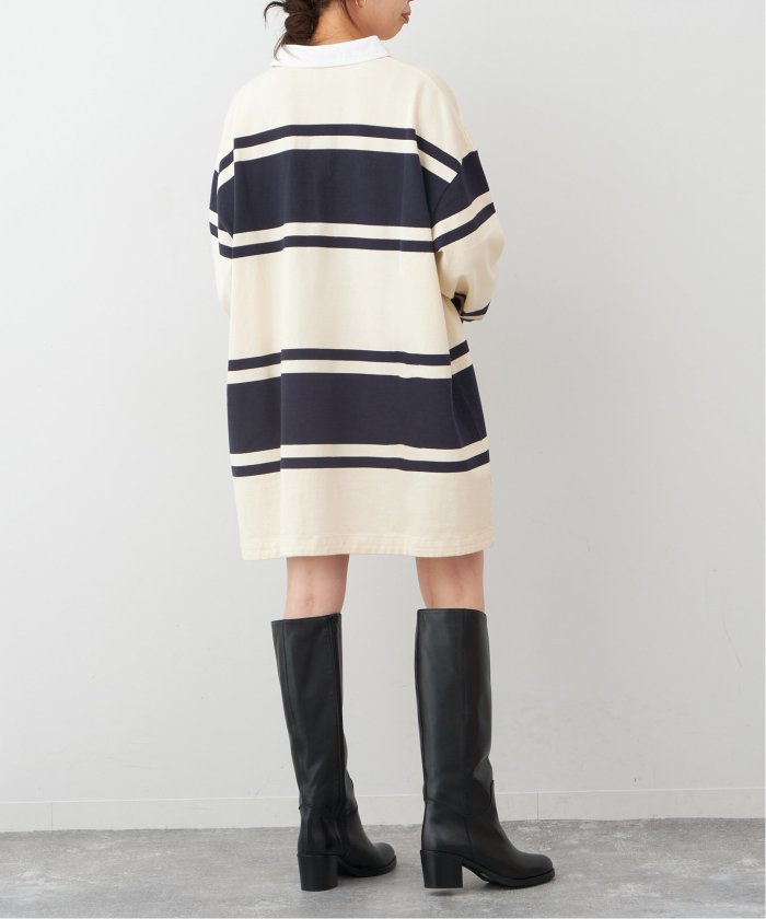 【美品】　Spick & Span オーバーサイズポロワンピース セール】≪追加≫オーバーサイズポロワンピース（ワンピース
