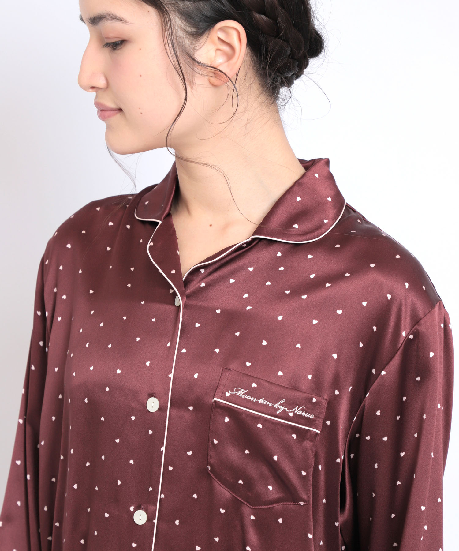 Narue】ムーンターン Moon Tan シルクサテンハート(505658515 Narue】ムーンターン Moon Tan シルクサテンハート(505658515