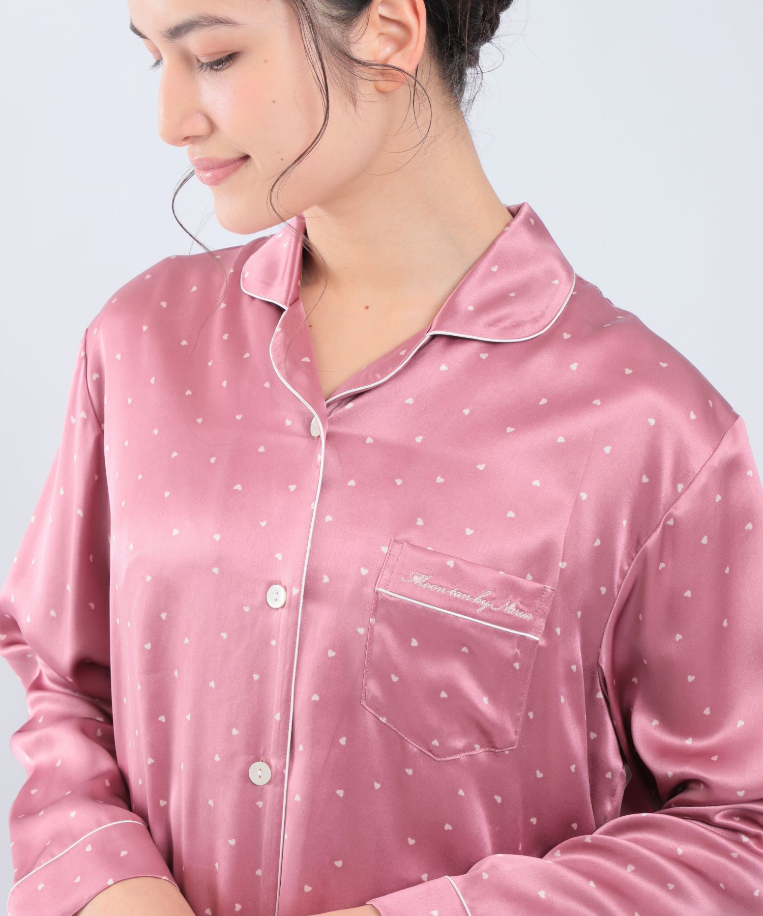 Narue】ムーンターン Moon Tan シルクサテンハート(505658515 Narue】ムーンターン Moon Tan シルクサテンハート(505658515