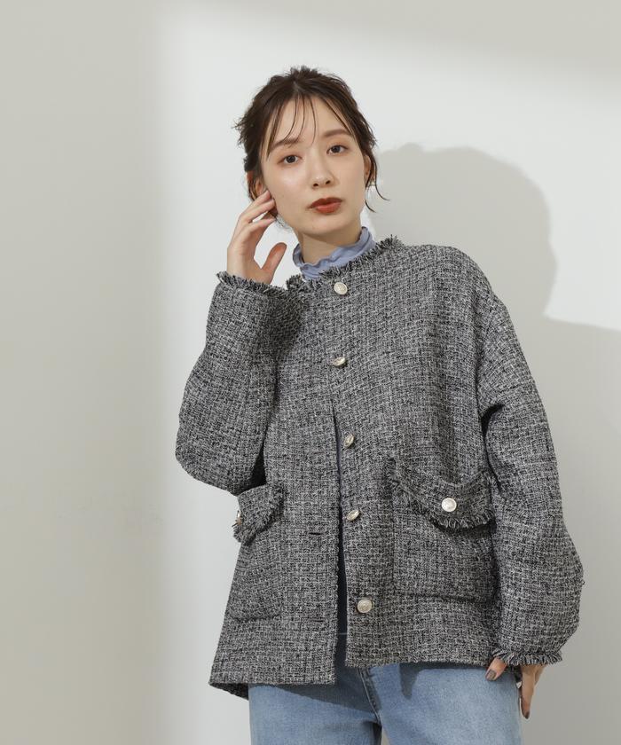 美品✨BURBERRY LONDON　ウールツイードセットアップ　ベージュ 美品✨BURBERRY LONDON ウールツイードセットアップ ベージュ