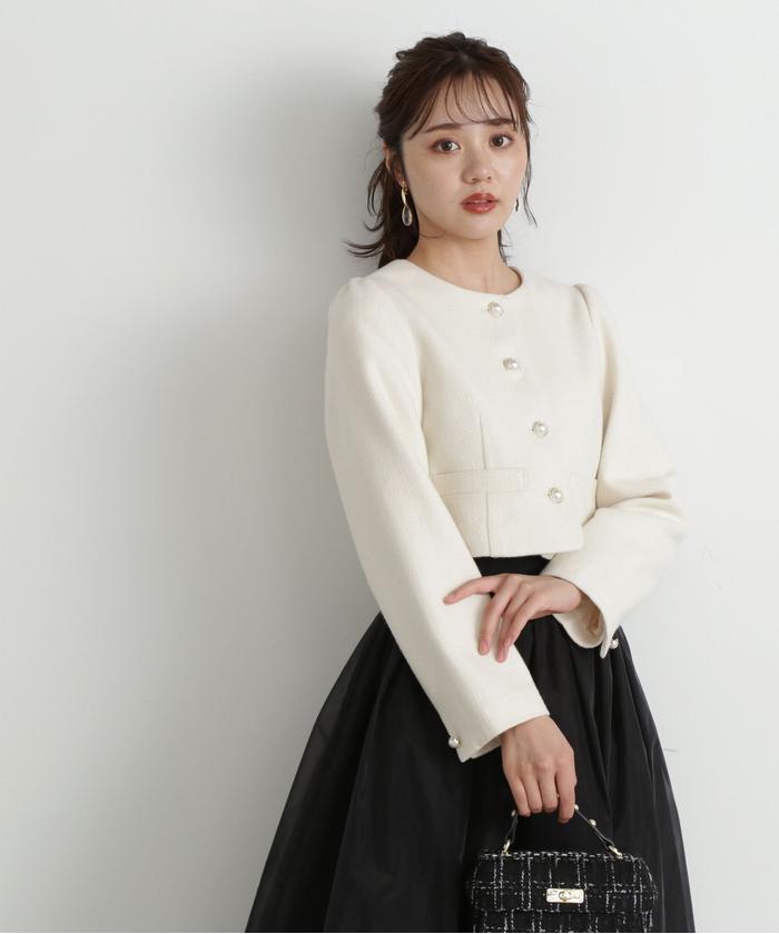 セール 50%OFF】ツイードコンパクトジャケット(505490358