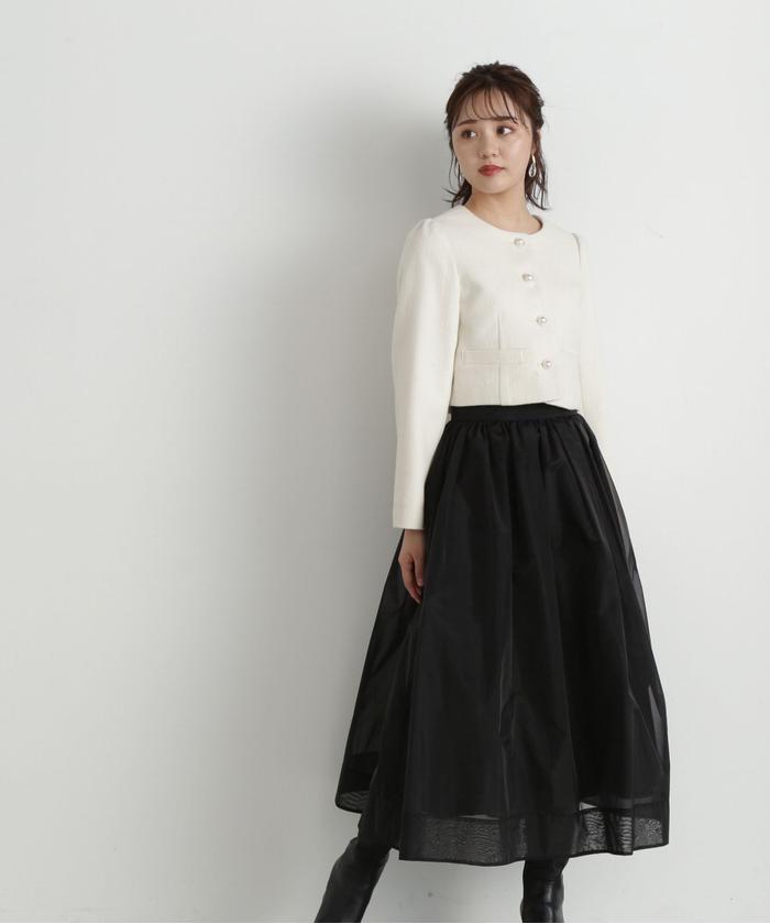 セール 50%OFF】ツイードコンパクトジャケット(505490358