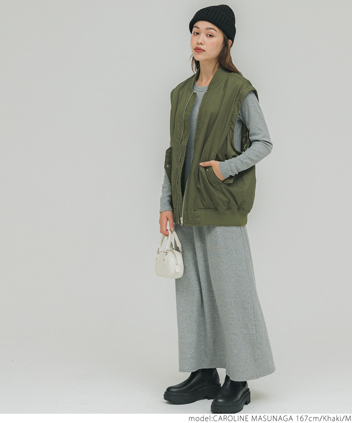 セール 45%OFF】MA－1デタッチャブルブルゾン（袖取り外し可能