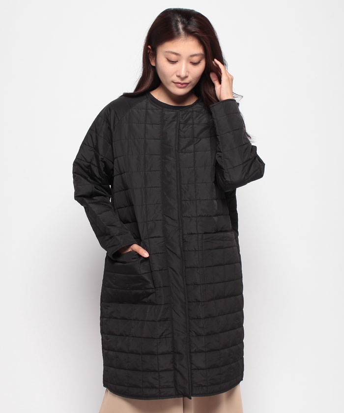 Karaku ヘリンボーン裏キルト入り中綿ロングコートXL 新品 無地2色 ヘリンボーン裏キルト入り中綿ロングコート – Karakubuy