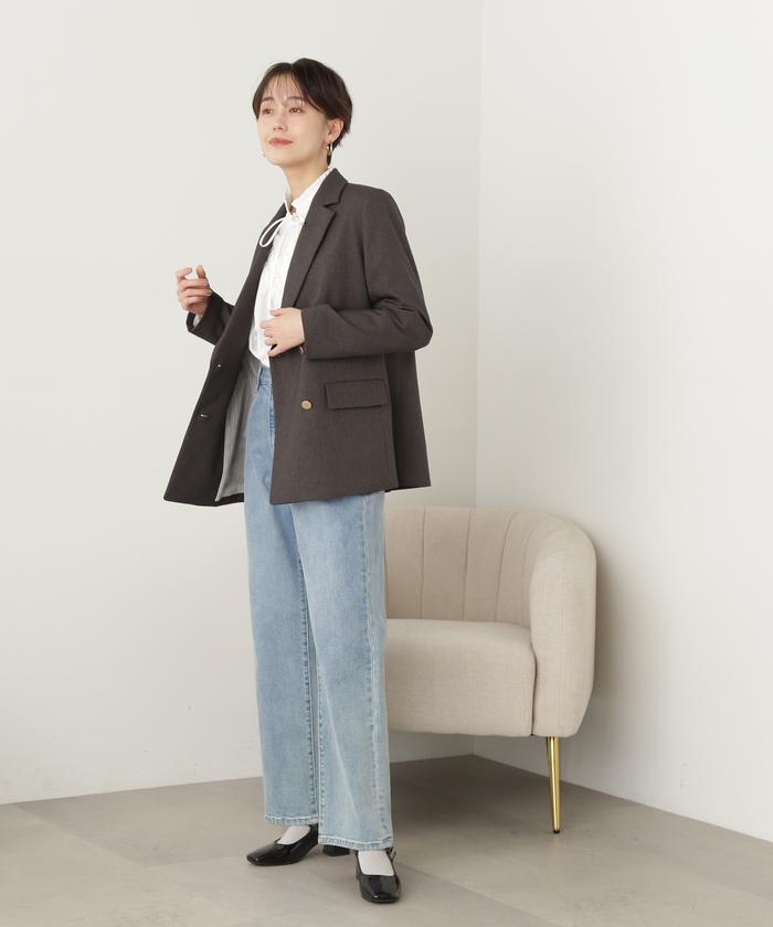 ダブルブレストテーラードジャケット《S Size Line》《WEB限定