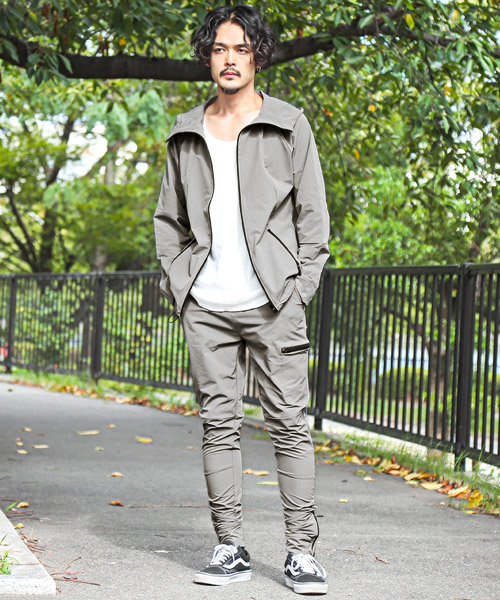 セール】ラグスタイル LUXSTYLE 裾ロゴZIPファスナージョガー セール】ラグスタイル LUXSTYLE 裾ロゴZIPファスナージョガー