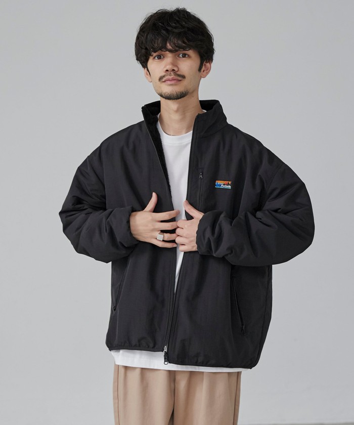 セール】＜Parknik＞リバーシブルナイロンボアブルゾン