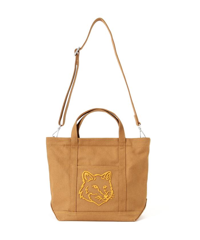 バッグ min MAISON KITSUNE/メゾン キツネ/フォックスヘッド ミニ トート
