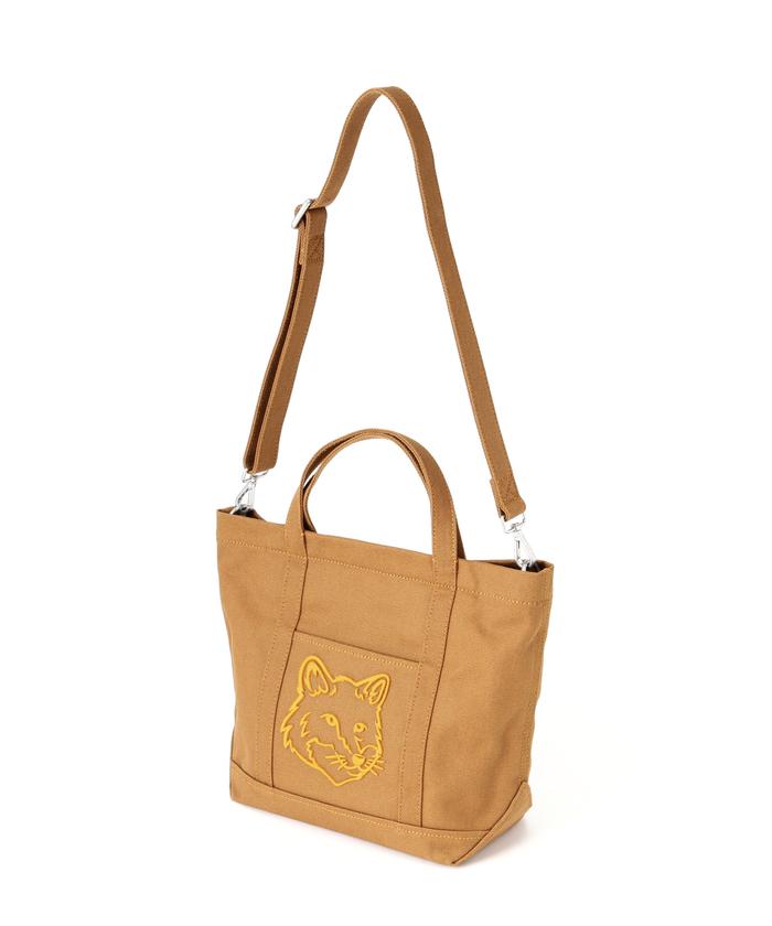 メゾンキツネ　フォックスヘッド　ミニトート MAISON KITSUNE/メゾン キツネ/フォックスヘッド ミニ トート