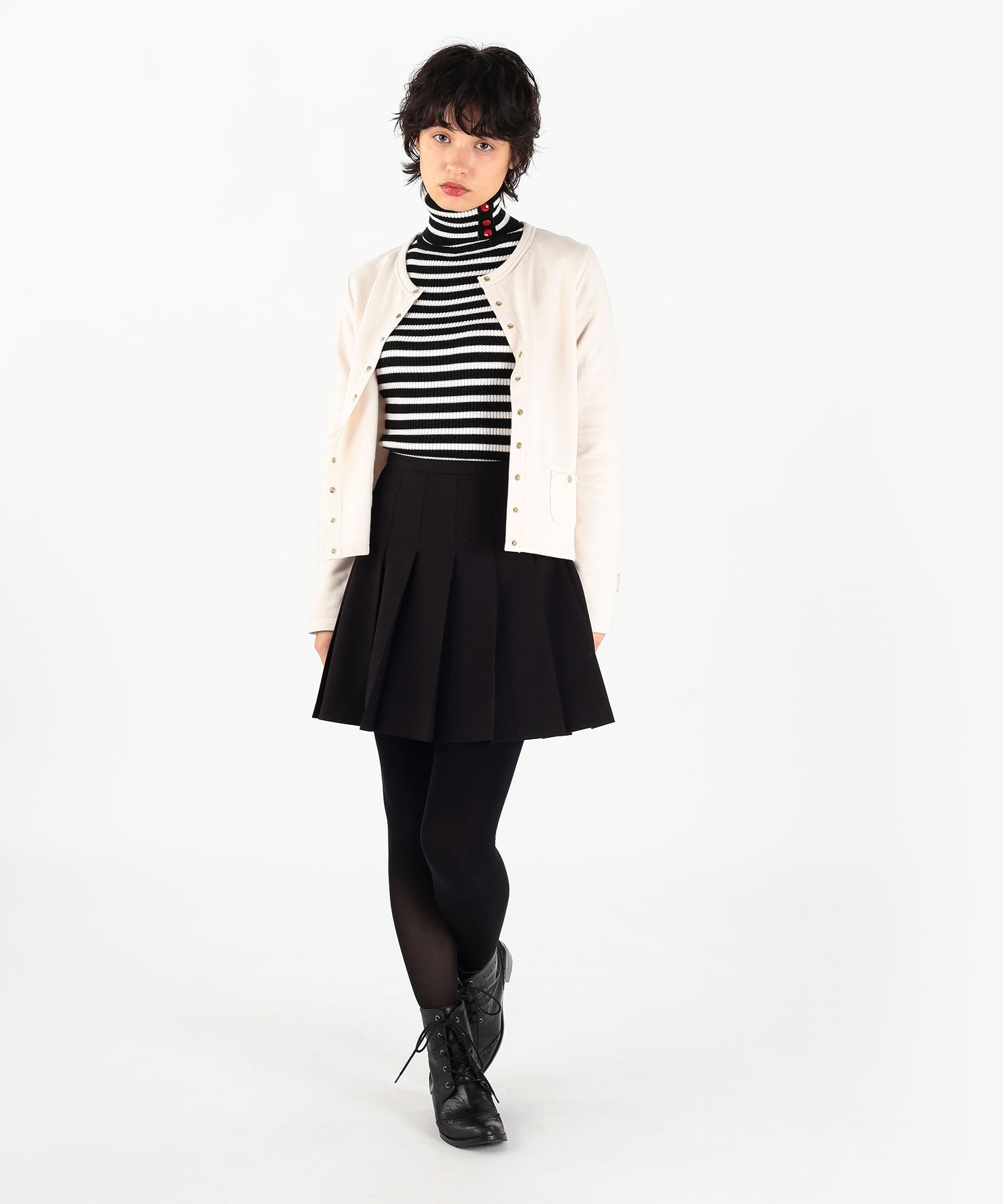 WU73 CARDIGAN トラディッショナルブラッシュドカーディガン(505503255