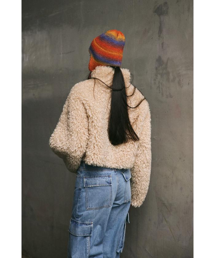 LIGHT CROP BOA ブルゾン(505674993) | スライ(SLY) - d fashion LIGHT CROP BOA ブルゾン(505674993) | スライ(SLY) - d fashion