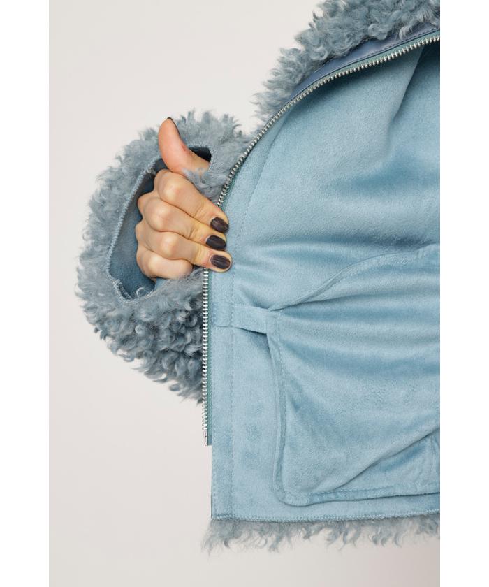 LIGHT CROP BOA ブルゾン(505674993) | スライ(SLY) - d fashion LIGHT CROP BOA ブルゾン(505674993) | スライ(SLY) - d fashion