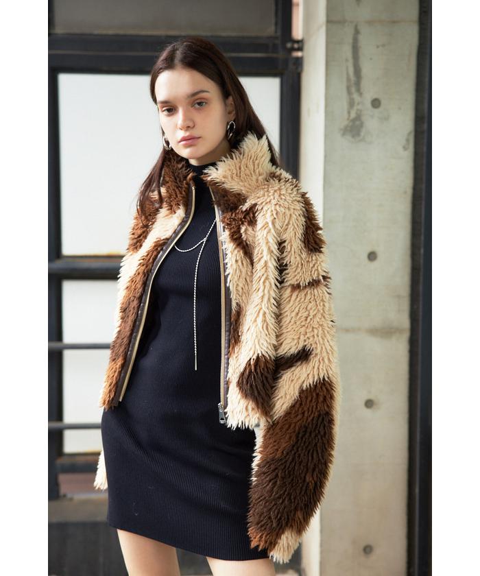 LIGHT CROP BOA ブルゾン(505674993) | スライ(SLY) - d fashion LIGHT CROP BOA ブルゾン(505674993) | スライ(SLY) - d fashion