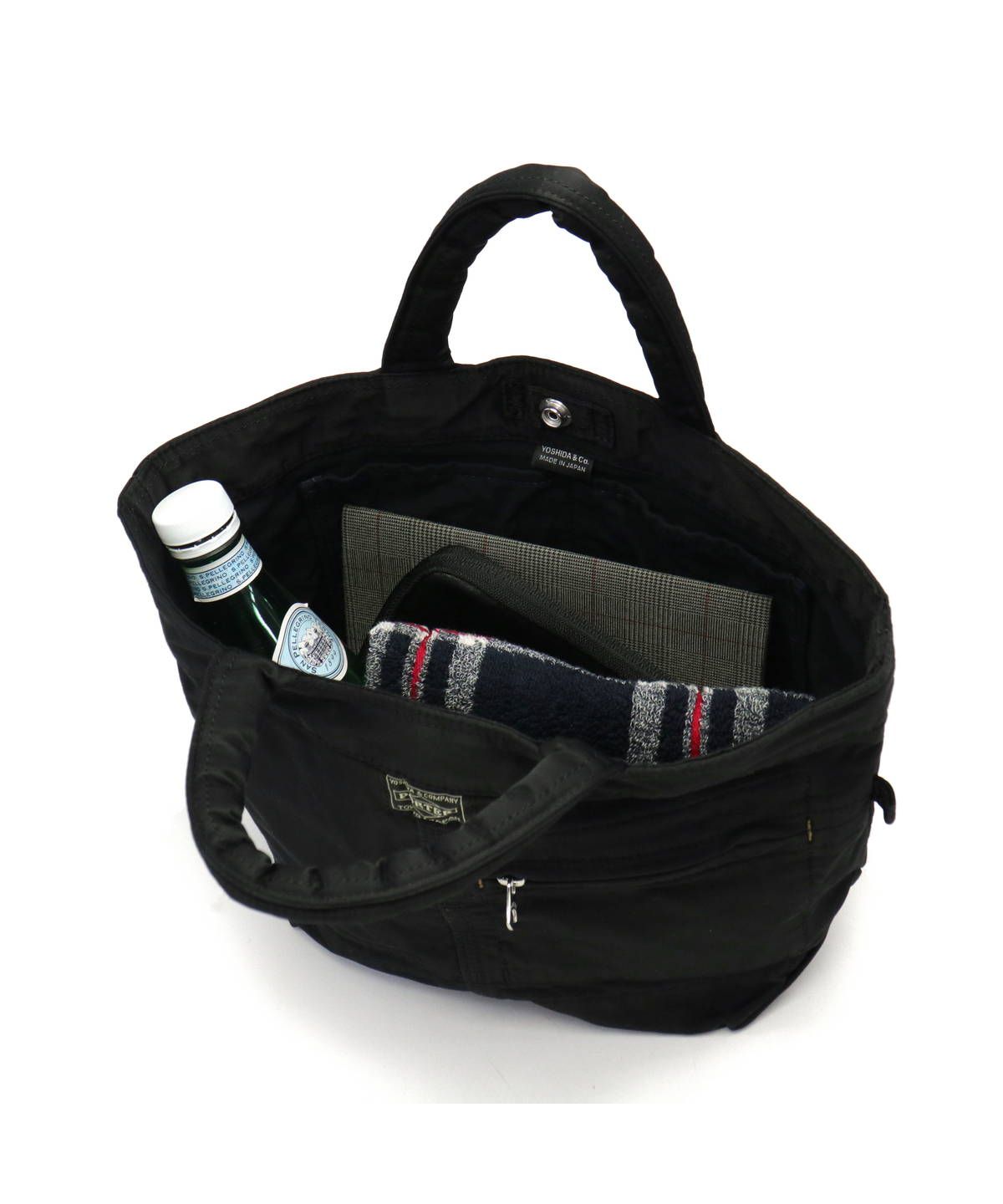 PORTER MILE MINI TOTE BAG ポーター マイル ブラック MILE(マイル) MINI TOTE BAG | 吉田カバンホームページ