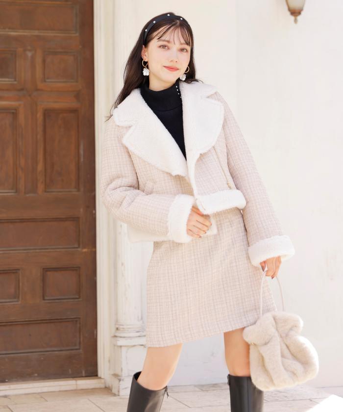 セール 40%OFF】ラメツイードタイトミニスカート(505678566