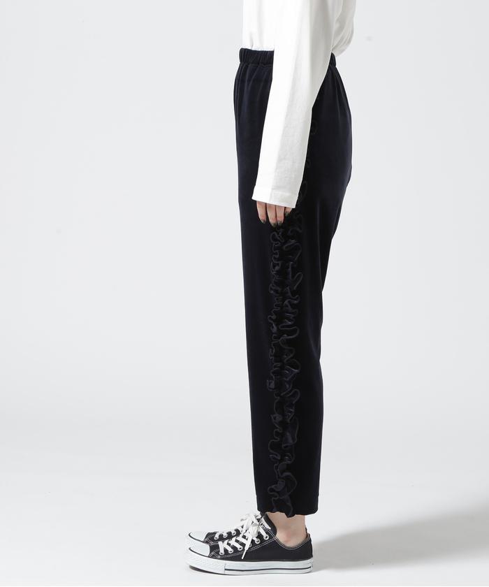RHODOLIRION/ロドリリオン Frill Side Stripe Pant － Velou