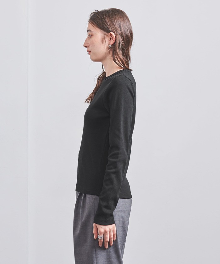 UNITED ARROWS - 新品タグ付きUNITED ARROWS コットン2WAYロングTシャツ セール】コットン フライス ロング Tシャツ 2(505657600