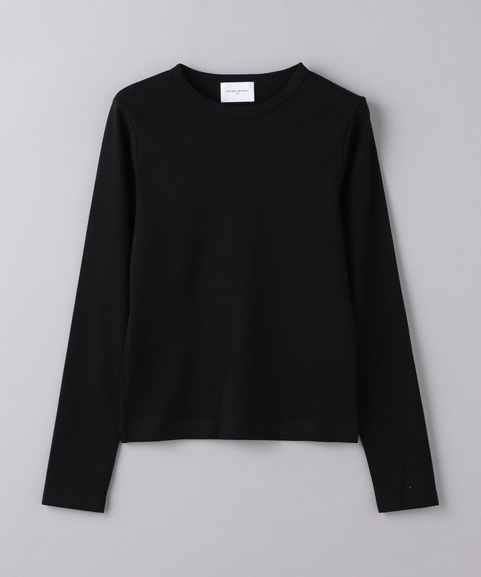 UNITED ARROWS - 新品タグ付きUNITED ARROWS コットン2WAYロングTシャツ セール】コットン フライス ロング Tシャツ 2(505657600
