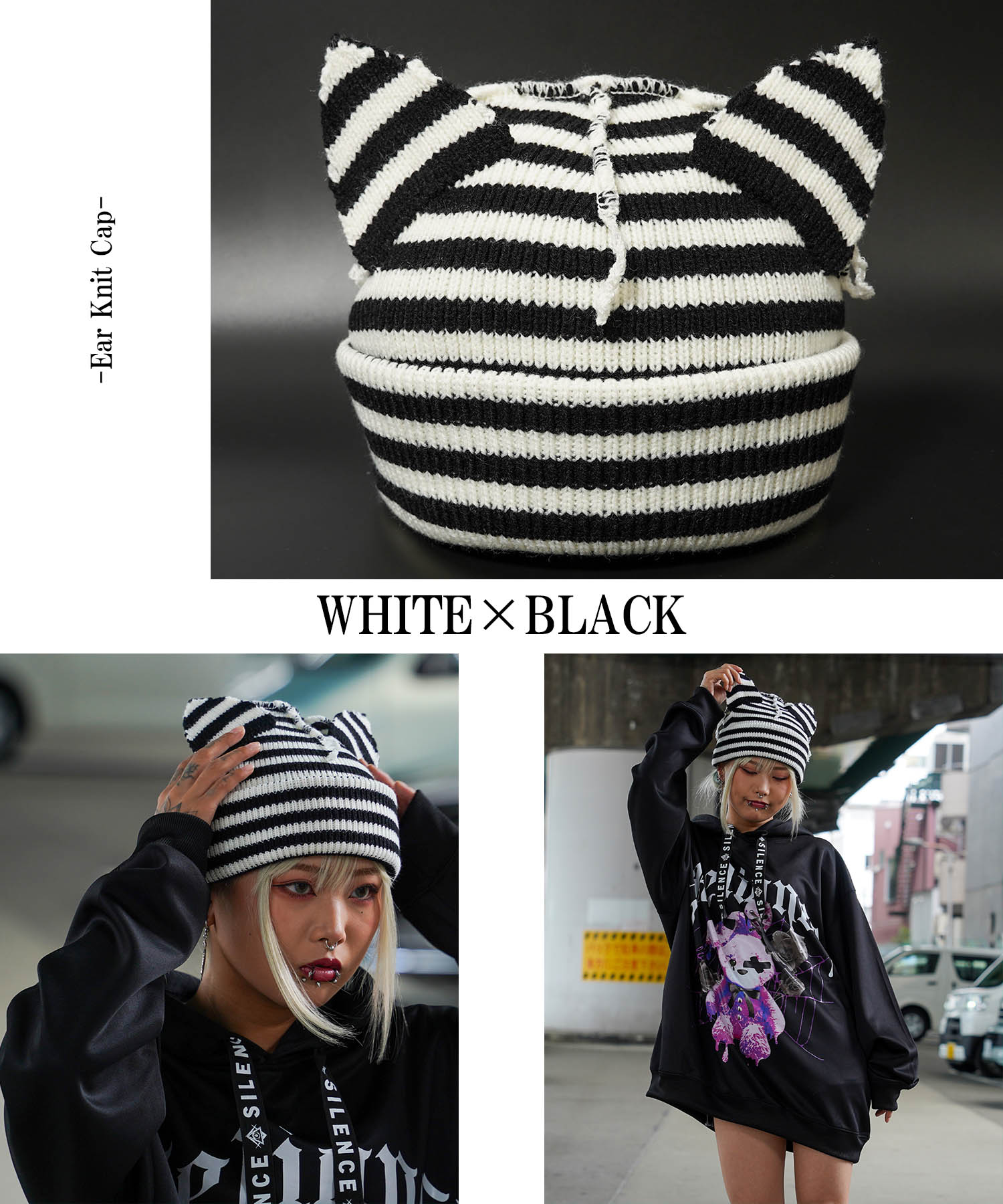 ワンフォークロージング 1111clothing ◇耳ニットキャップ ワンフォークロージング 1111clothing ◇耳ニットキャップ