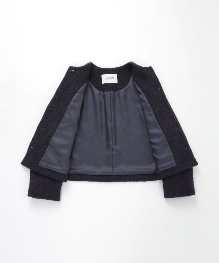 マッキントッシュフィロソフィー HESSLE ノーカラージャケット セール 23%OFF】【HESSLE(ヘスル)】(505478516