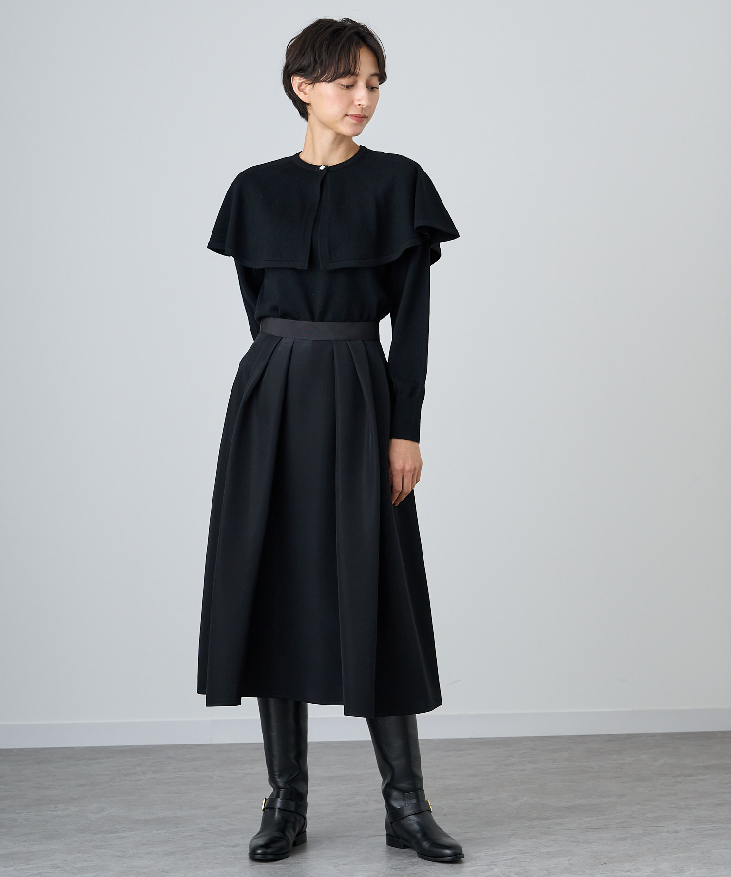 ミニケープ付 プルオーバー(505597381) | アナイ(ANAYI) - d fashion
