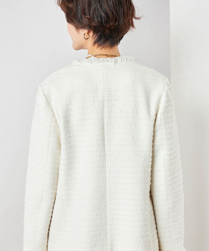 セール 40%OFF】モールウーリーツイードジャケット(505653089