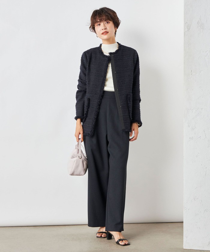 最安価格 セール 40%OFF】モールウーリーツイードジャケット(505653089 ジャケット・アウター