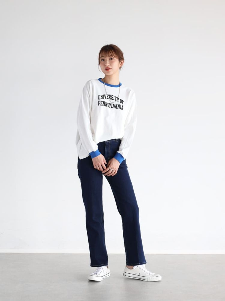 セール】ヴァン Vin カレッジロゴドルマンTシャツ(505681101