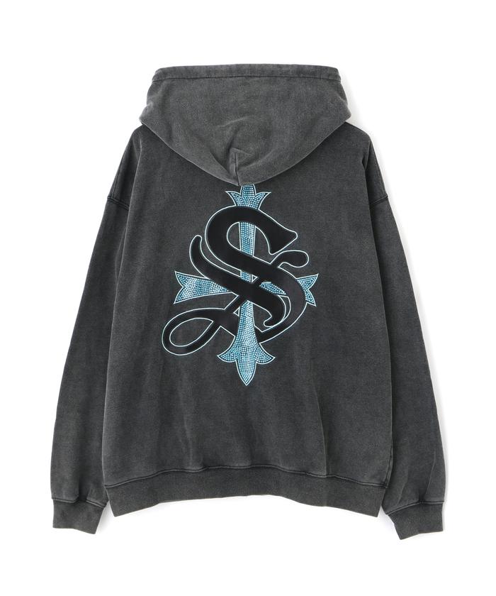 SUPPLIER/サプライヤー/Exclusive Cross Zip Hoodie Blue SUPPLIER/サプライヤー/Exclusive Cross Zip Hoodie Blue