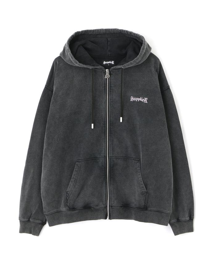 SUPPLIER/サプライヤー/Exclusive Cross Zip Hoodie Pink SUPPLIER/サプライヤー/Exclusive Cross Zip Hoodie Pink