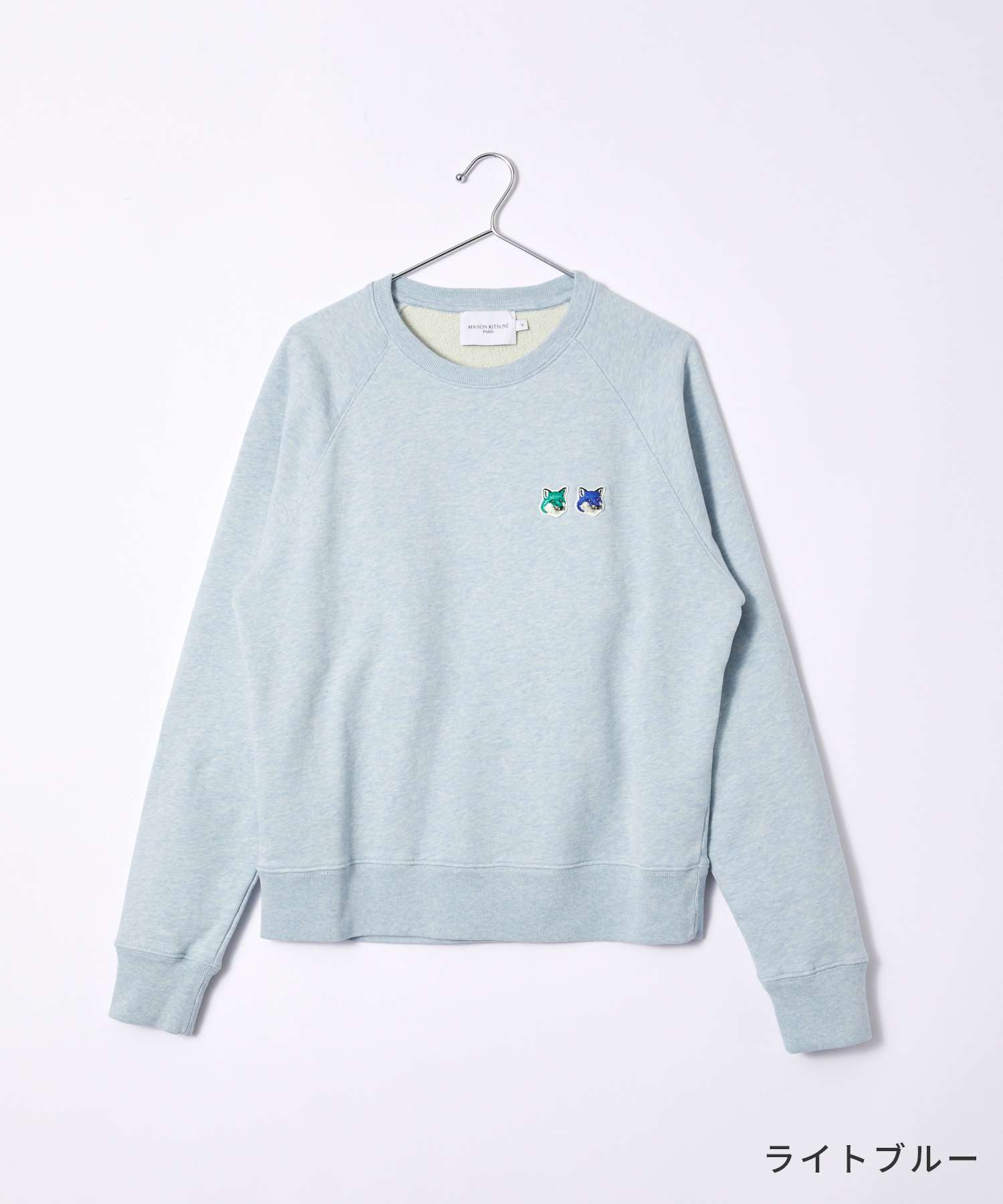 メゾンキツネ レディース 長袖トレーナー MAISON KITSUNE メゾンキツネ スウェット LW00302KM0001