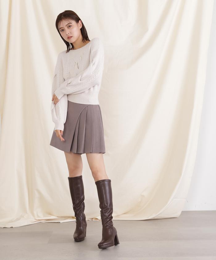 ◇パールツキケーブルニット(505337784) | ジル バイ ジル