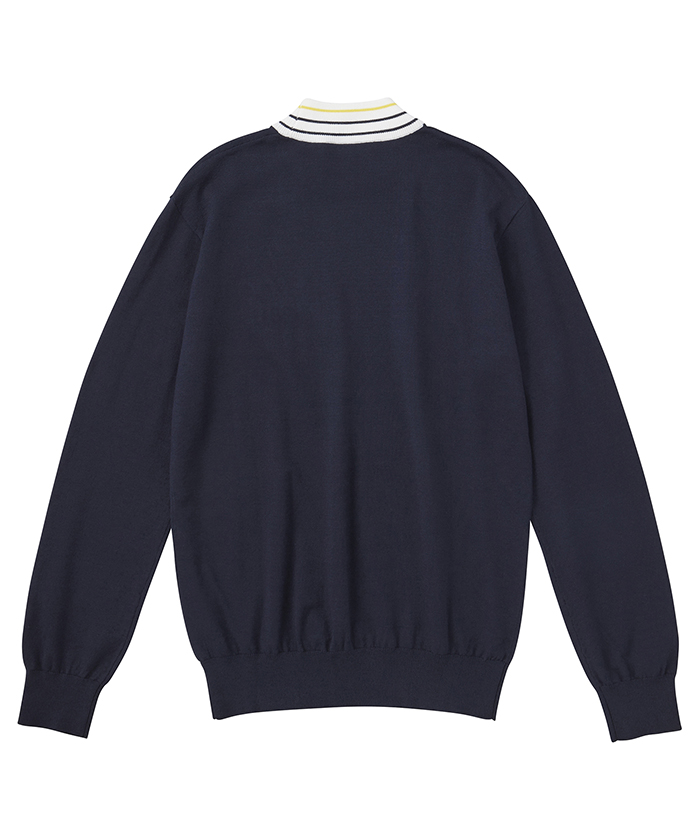 セール 60%OFF】襟ボーダーハイネックセーター(505452895