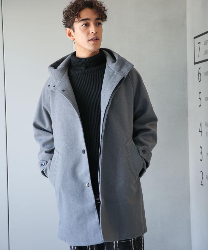 専用です　ウールリバーフーデッドコート　34 セール 70%OFF】ウーリッシュフーデッドコート(505492935