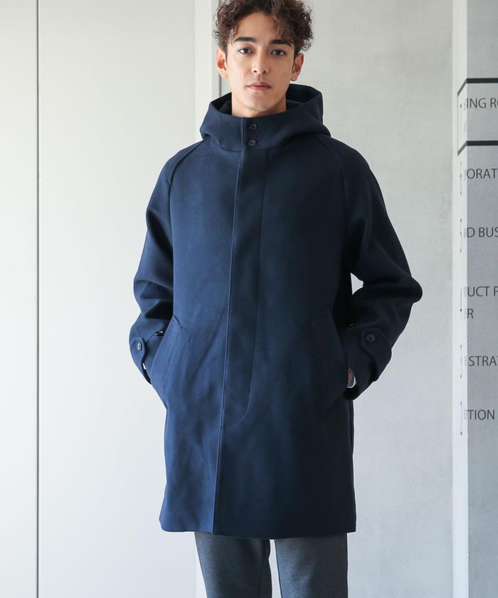 専用です　ウールリバーフーデッドコート　34 セール 70%OFF】ウーリッシュフーデッドコート(505492935