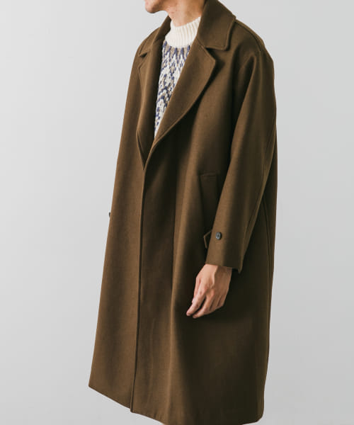 セール 60%OFF】ウールメルトンオーバーバルマカンコート