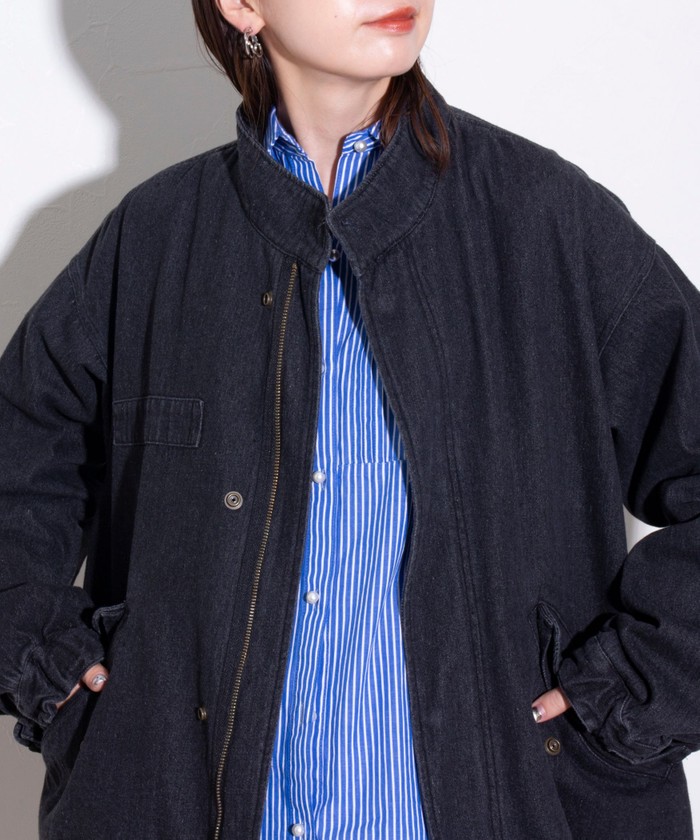 セール】【限定展開】denim ショートモッズコート M65