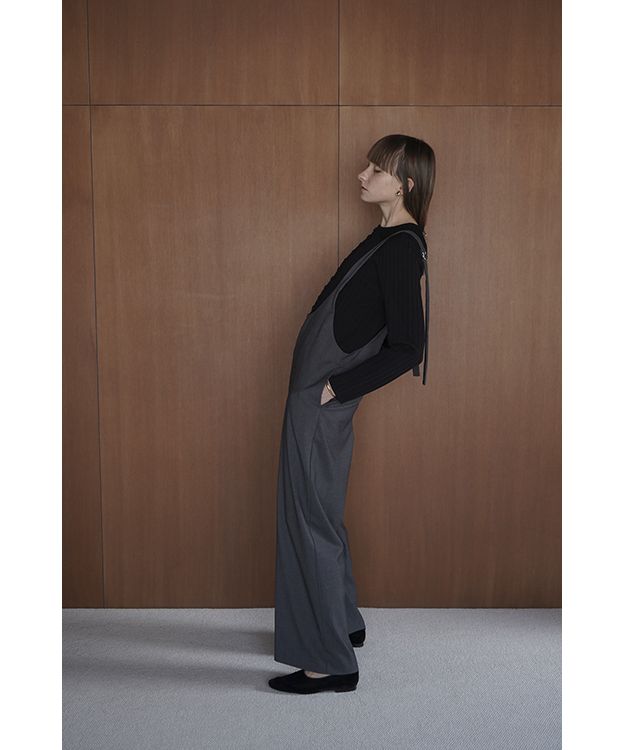 セール】U NECK TUCK SALOPETTE PANTS(505681433) | クラネ