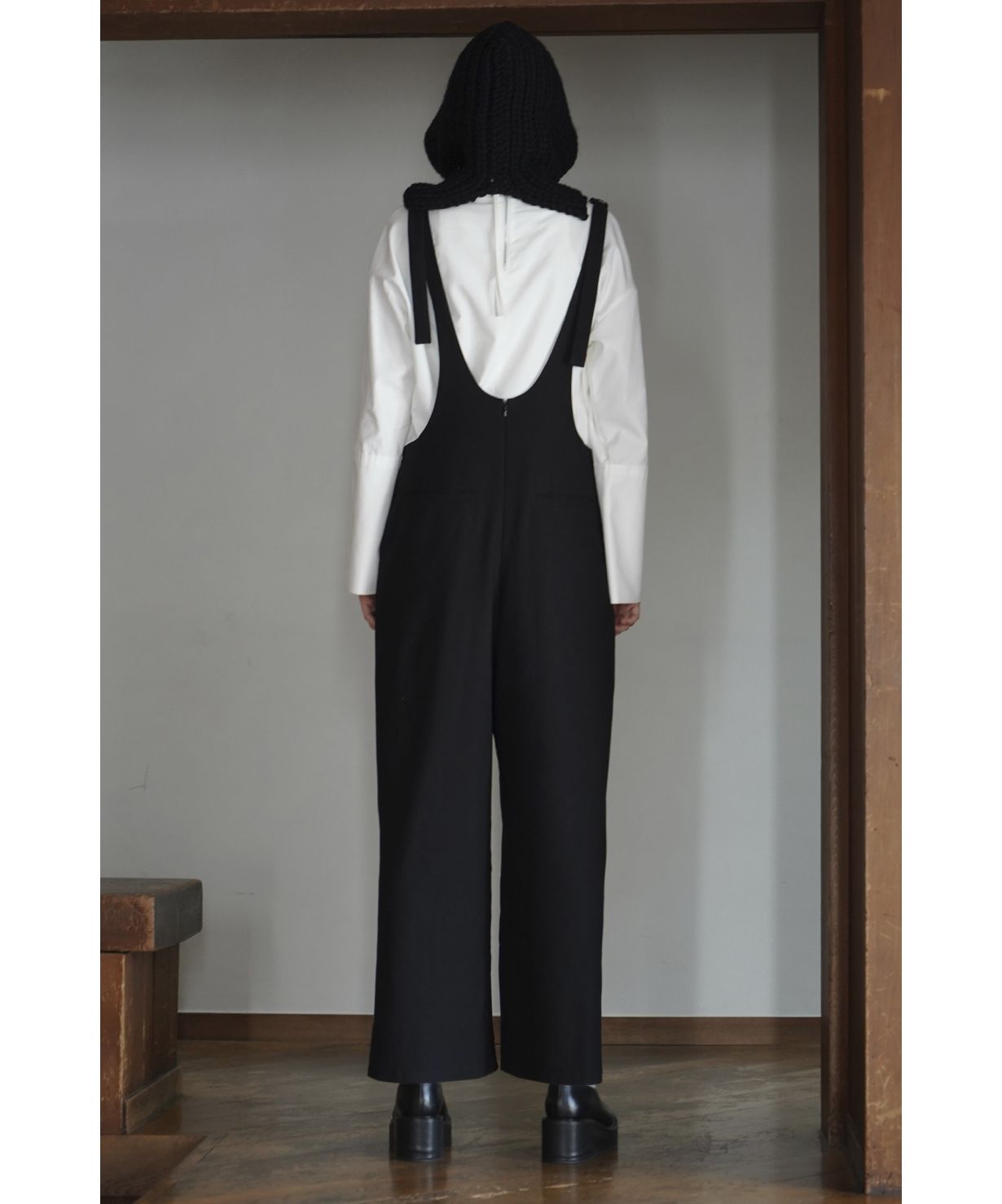 セール】U NECK TUCK SALOPETTE PANTS(505681433) | クラネ
