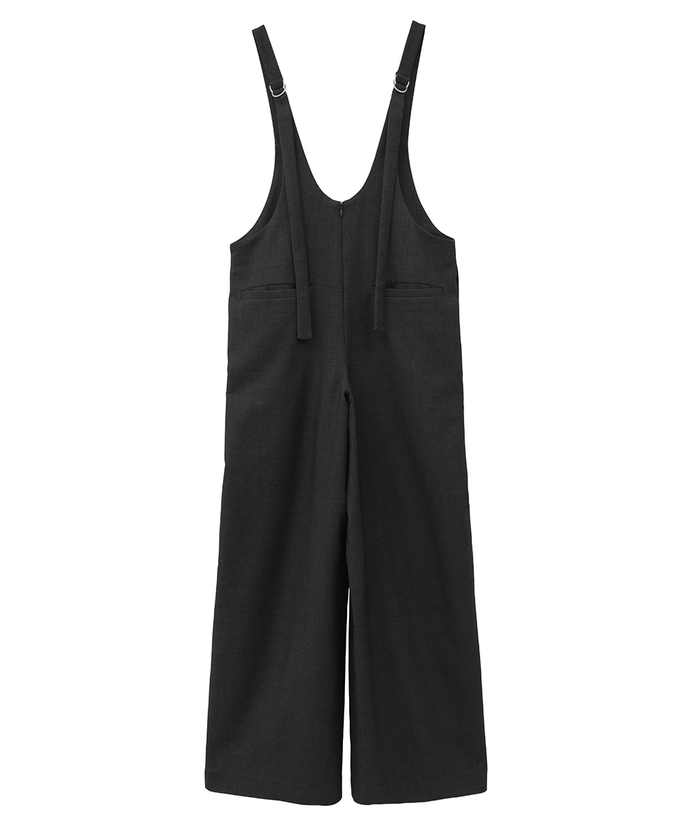 【美品♡】CLANE U NECK TUCK SALOPETTE PANTS セール】U NECK TUCK SALOPETTE PANTS(505681433) | クラネ