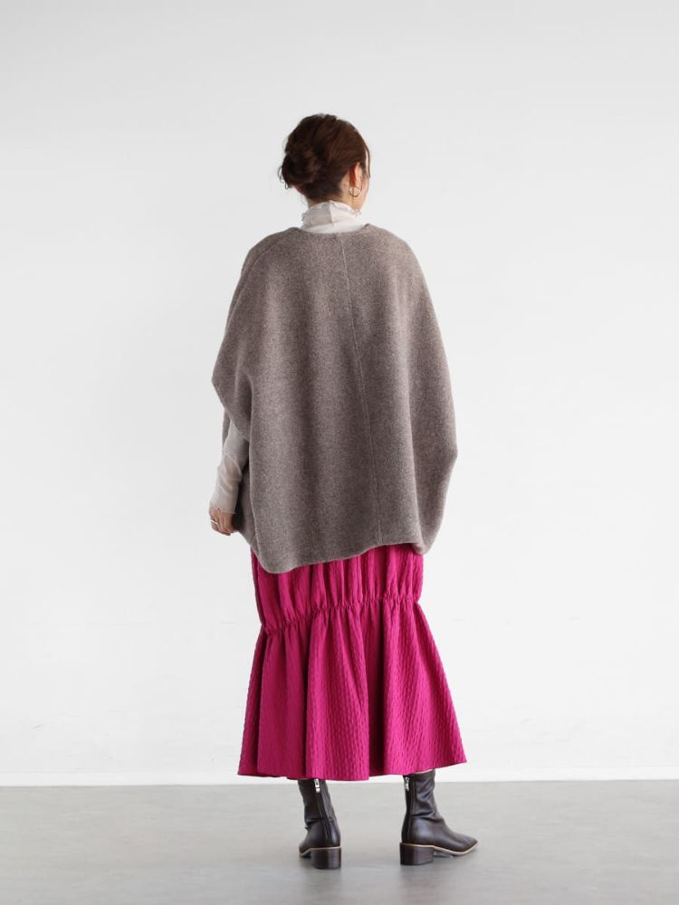セール 20%OFF】ヴァン Vin ウールライクドルマンコート
