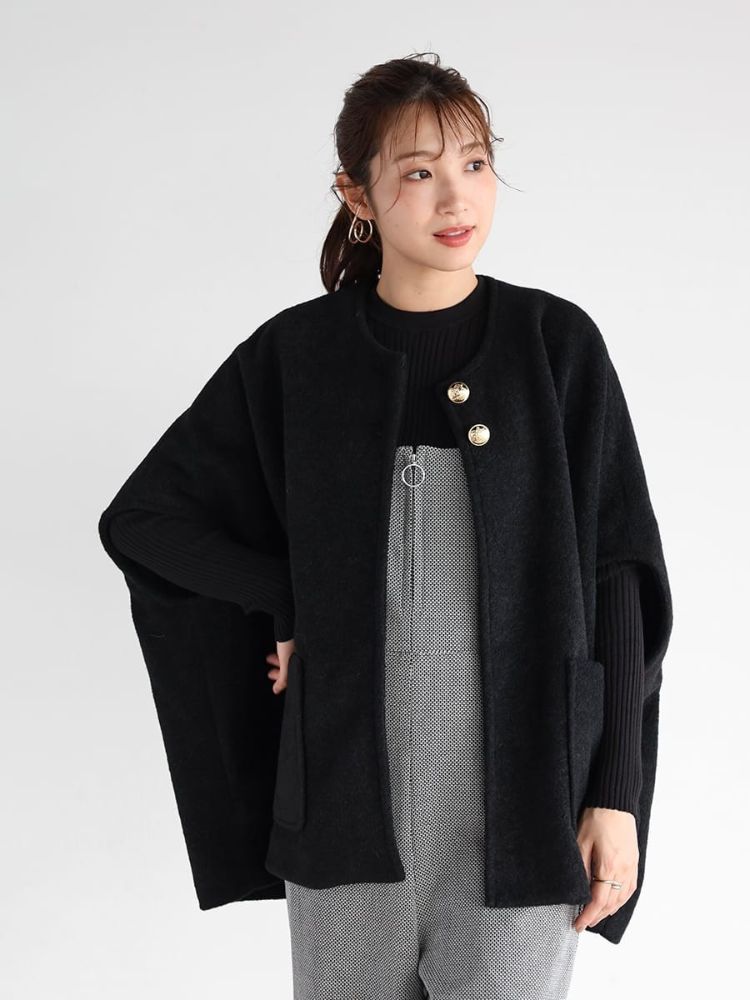 セール 20%OFF】ヴァン Vin ウールライクドルマンコート セール 20%OFF】ヴァン Vin ウールライクドルマンコート