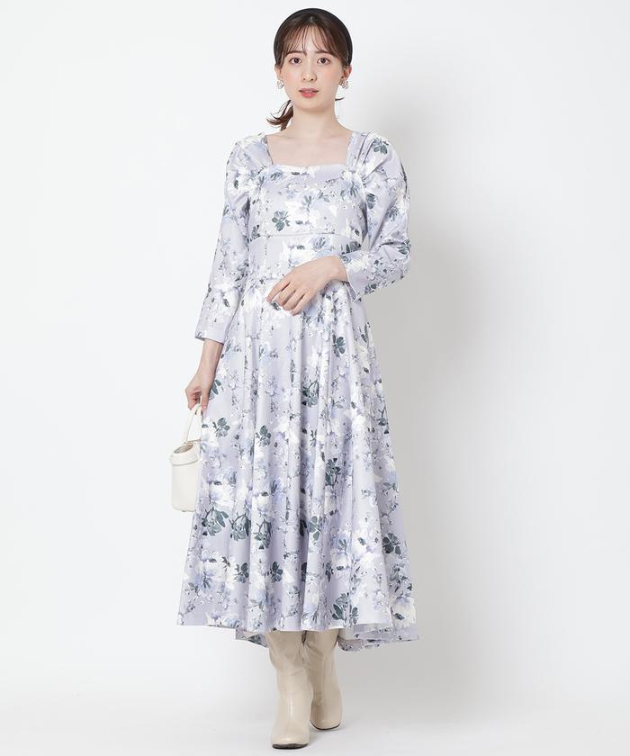 ぼかしフラワーワンピース(505685942) | ウィルセレクション ぼかしフラワーワンピース(505685942) | ウィルセレクション