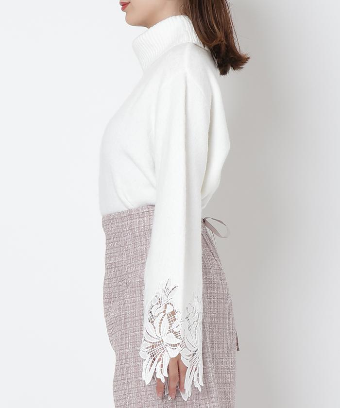 刺繍袖ニットプルオーバー(505685947) | ウィルセレクション