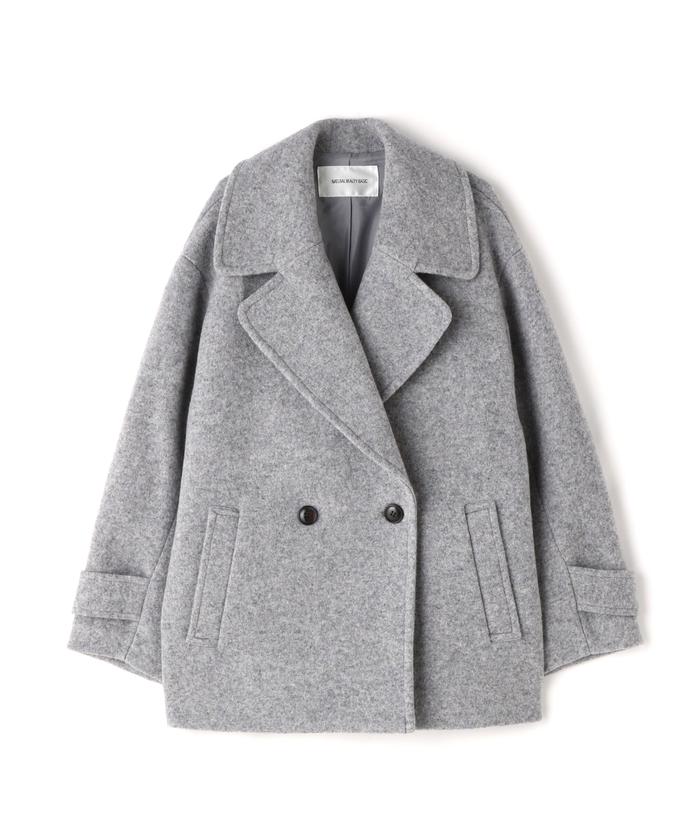 セール 30%OFF】ウーリーフォルムハーフコート(505685959 セール 30%OFF】ウーリーフォルムハーフコート(505685959